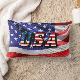 Lombar USA - Almofada de Arremesso da Bandeira Americana