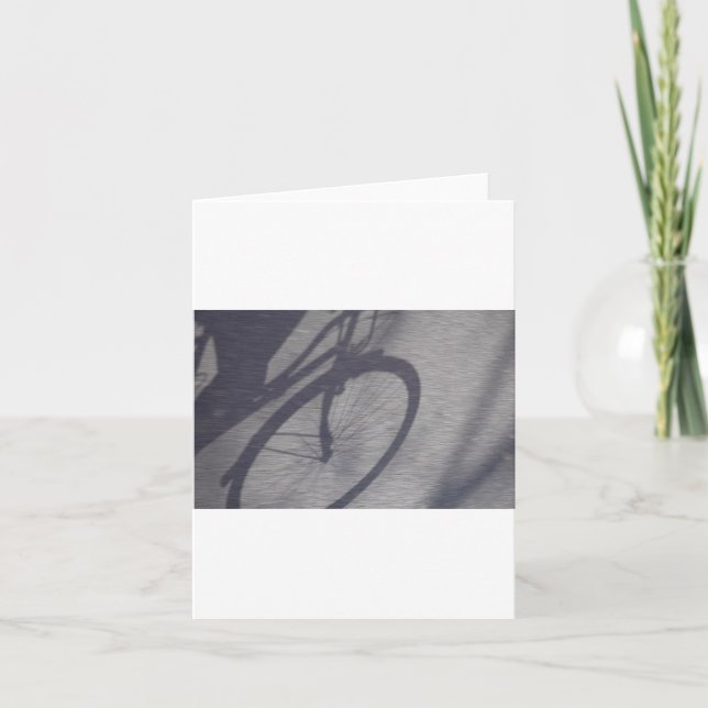 L'ombre de la bicyclette Cartão (Frente)