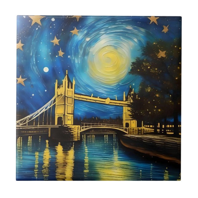 London Bridge Acrylic Art, (Frente)