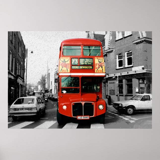 London Bus Poster 3 (Frente)