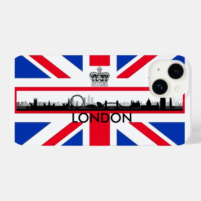London Eye Skyline Union Jack Flag (Verso (horizontal))
