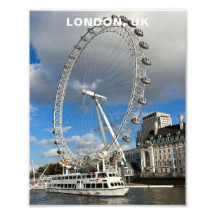 London Eye Wheel em Londres Foto