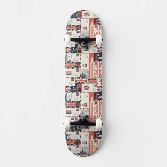 London Post Skateboard (Frente)
