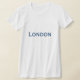 LONDON Top Fine Jersey Short Sleeve T Shirt (Laydown)