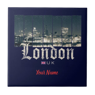 London Uk Skyline Reino Unido England vintage