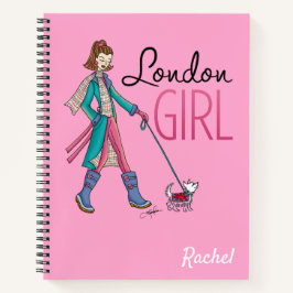 London Viagem Girl Fashion Illustration Personal