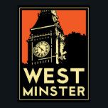 london westminster england art deco retro poster<br><div class="desc"></div>