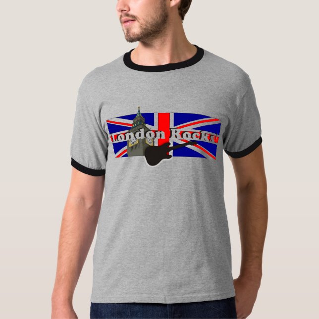 Londres balança a camiseta dos homens (Frente)