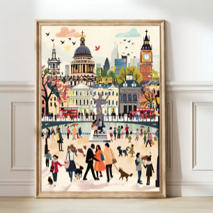 Londres Impressão Londres Ilustração Londres Viage