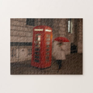 Londres - quebra-cabeça vermelho da