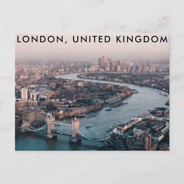 Londres, Reino Unido Cartão postal (Frente)