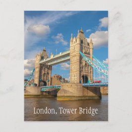 Londres, Torre Bridge, cartão postal de fotografia