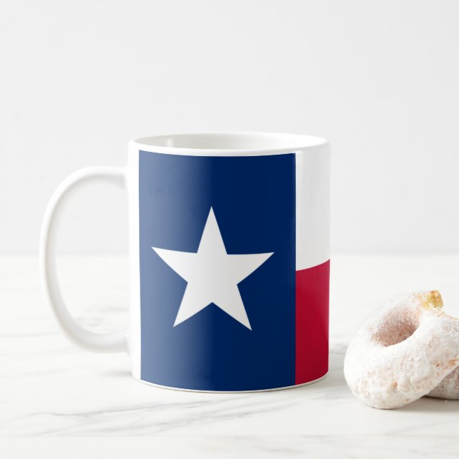 Lone Star State - Caneca de café do Texas (Com Donut)
