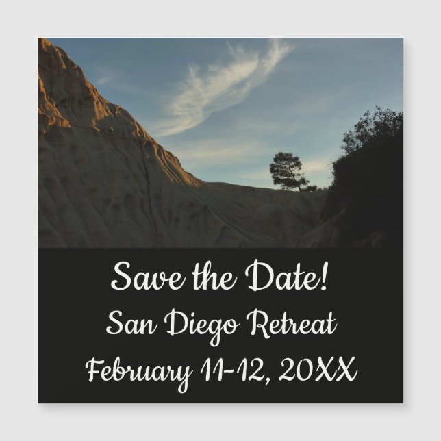 Lone Torrey Pine California Sunset Landscape (Frente)