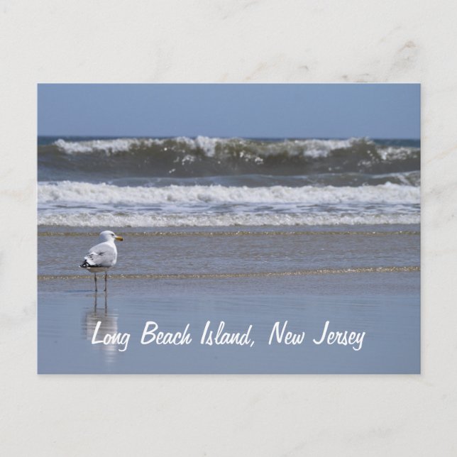 Long Beach Island, cartão postal NJ (Frente)