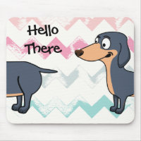 Long Dog Love - Mousepad de Dachshund