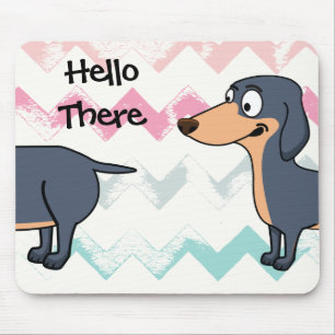 Long Dog Love - Mousepad de Dachshund
