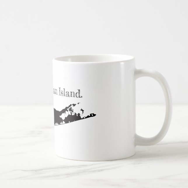 Long Island aumentado em uma caneca New York da (Direita)