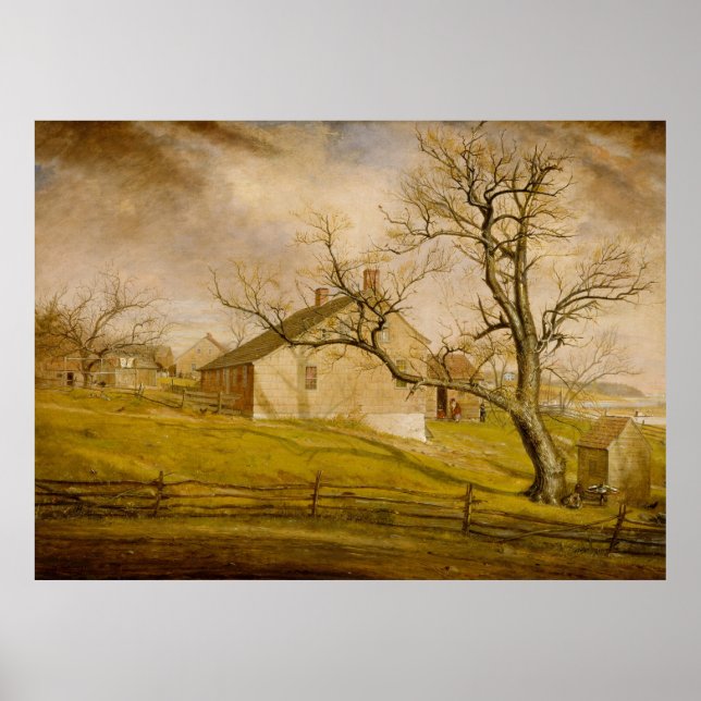 Long Island Farmhouse 1862-63 Poster (Frente)