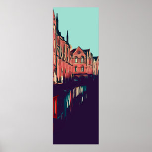 Long Vertical Edimburgo Scotland Art Impressão