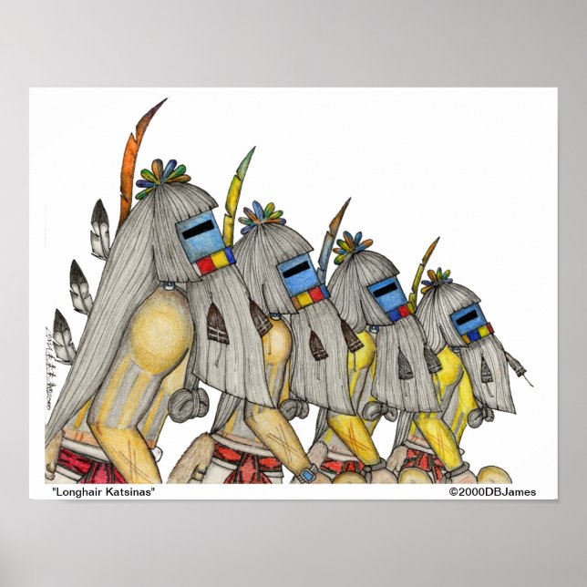 Longhair Katsinas Poster (Frente)