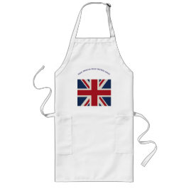 Longo Avental - Bandeira Union Jack com declaração espir