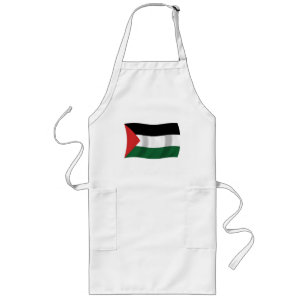 Longo Avental com a Bandeira da Autoridade Palestina