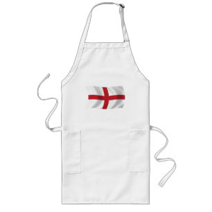 Longo Avental com a Bandeira da Inglaterra