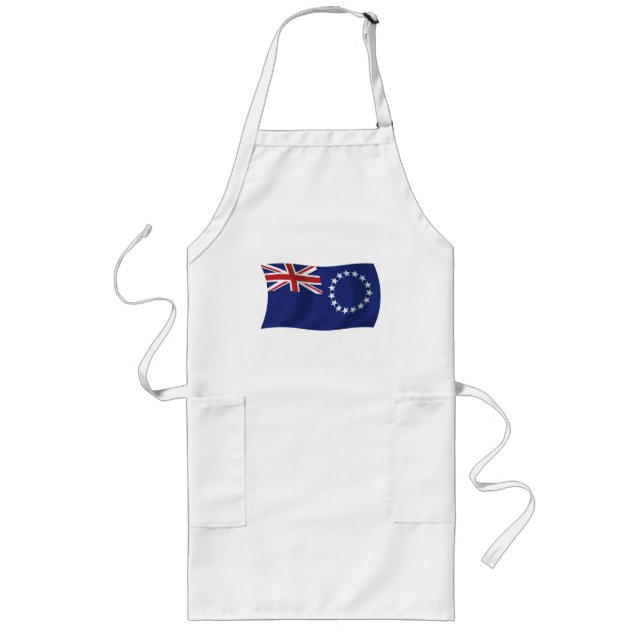 Longo Avental com a Bandeira das Ilhas Cook (Frente)