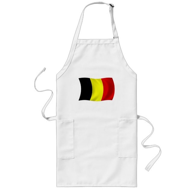 Longo Avental com Bandeira da Bélgica (Frente)