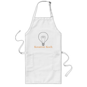 Longo Avental comprido de cozinha criativas cozinheiro