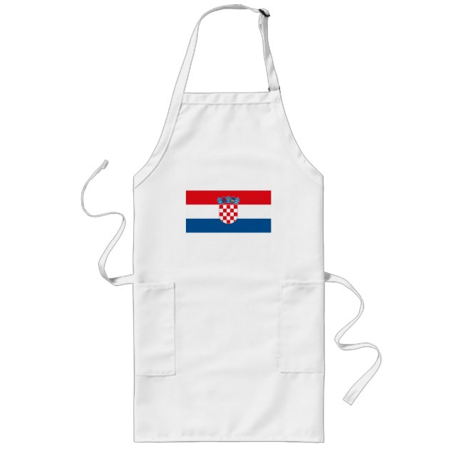 Longo Avental da bandeira de Croatia (Frente)