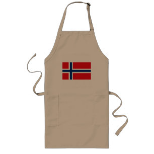 Longo Avental da bandeira de Noruega