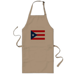 Longo Avental da bandeira de Puerto Rico