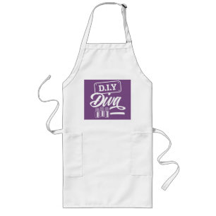 Longo Avental da DIVA de DIY no roxo