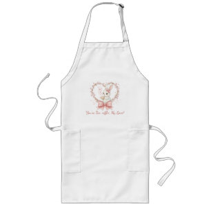Longo Avental de Cozinha de Coelhinho Fofo - Presente Pe