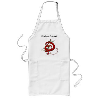 Longo Avental de Sensei da cozinha
