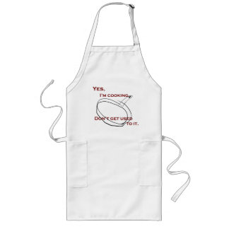 Longo Avental do cozinhar