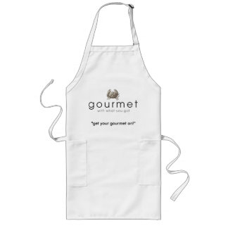 Longo Avental do gourmet (caranguejo)