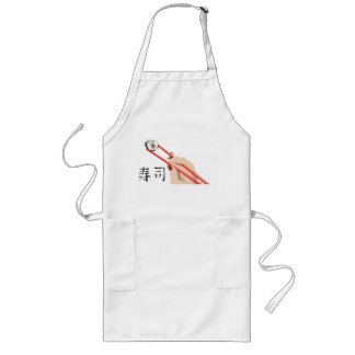 Longo Avental do sushi