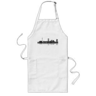 Longo Dortmund Skyline avental de cozinheiro