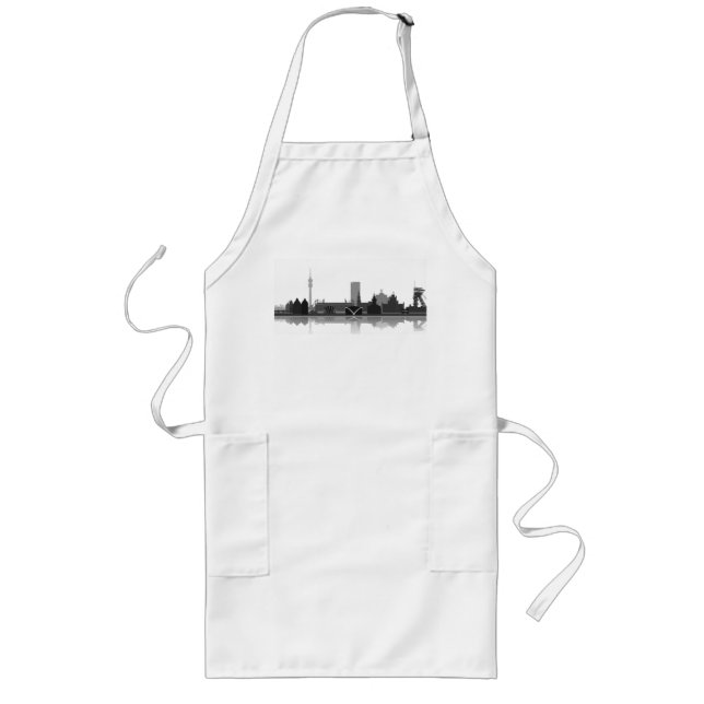 Longo Dortmund Skyline avental de cozinheiro (Frente)