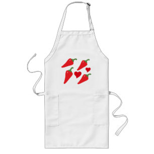 Longo Red Hot Chili Peppers Em Um Avental De Cozinheiro