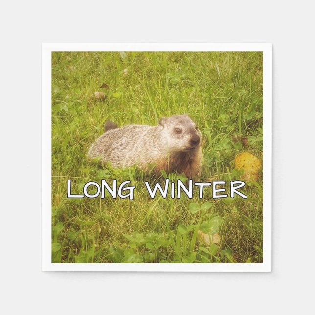 Longos guardanapos de inverno (Frente)