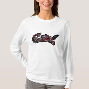 Lontra bonito da mãe do Haida & camisa do bebê