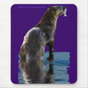 LONTRA de MAR Mousepads da pesca