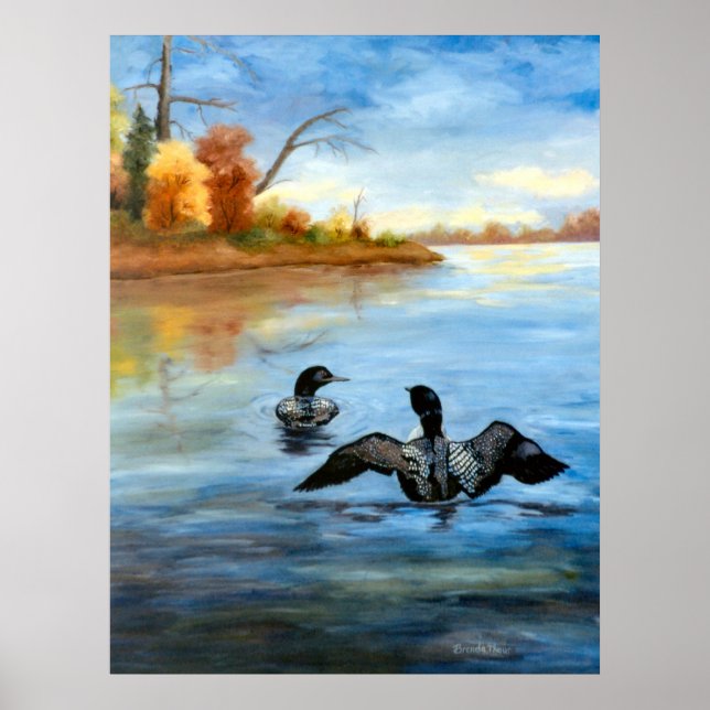 Loon Dance II Poster (Frente)