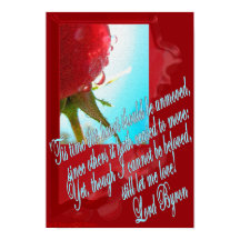 Lord Byron "ainda me deixe amar" poema cita poster