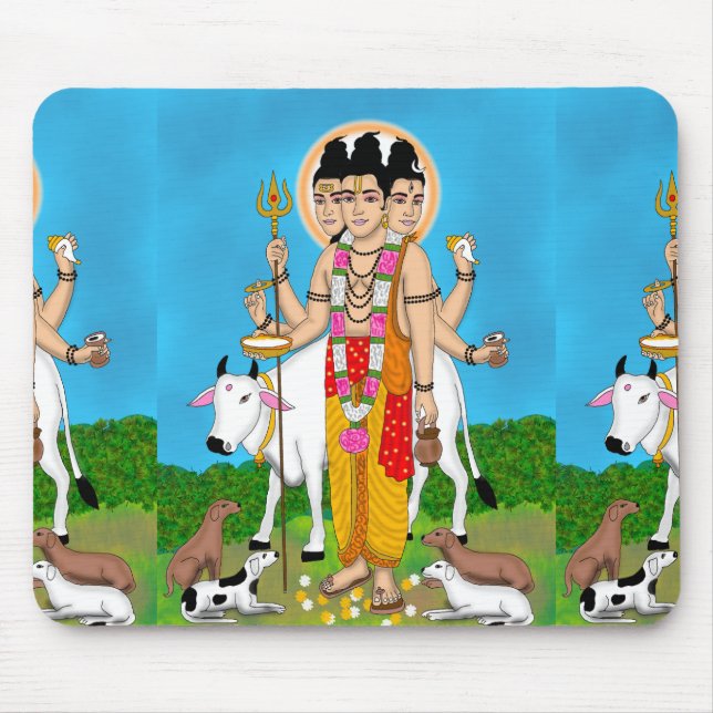 Lord Dattatreya Mouse Pad (Frente)