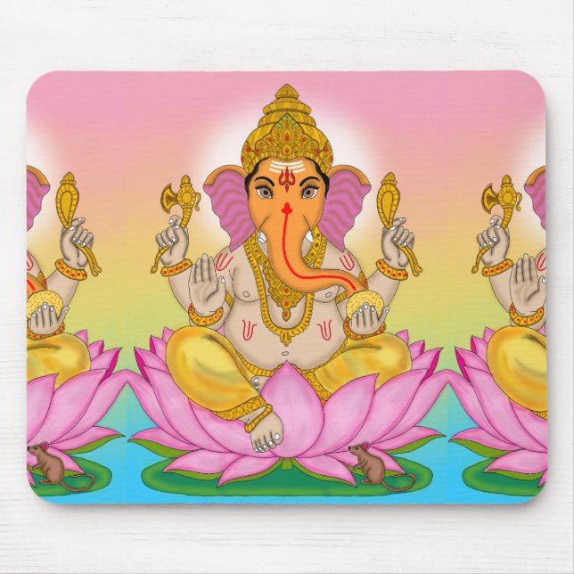 Lord Ganesha Mouse Pad (Frente)